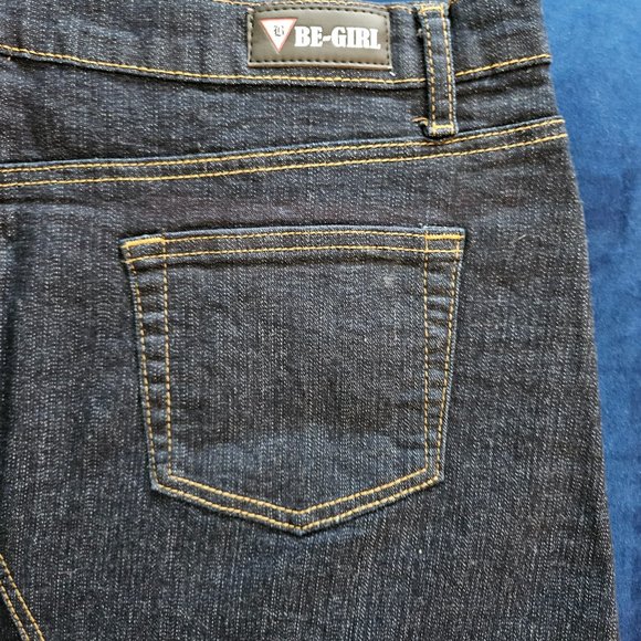 (NWT) Be-Girl Dark Blue Wash Denim A Line Skirt Size 3XL - Picture 8 of 8
